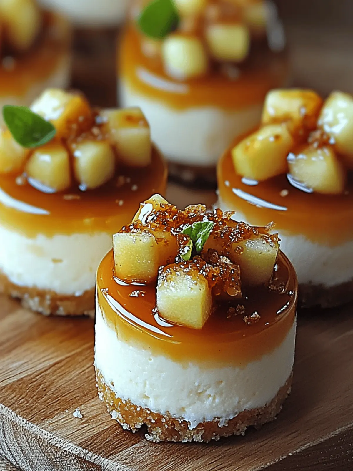 Mini Caramel Apple Cheesecake Bites for a Cozy Fall Treat 2 Mini Caramel Apple Cheesecake Bites