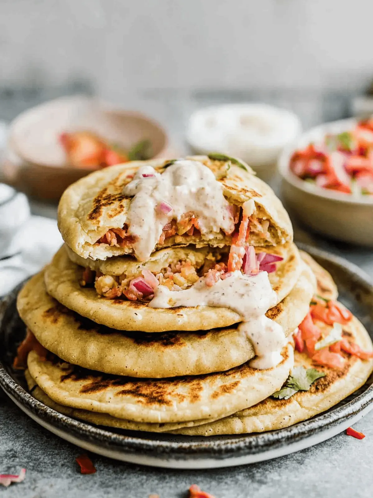 Irresistible Homemade Pupusas: A Flavorful Comfort Food Delight 4 Pupusas
