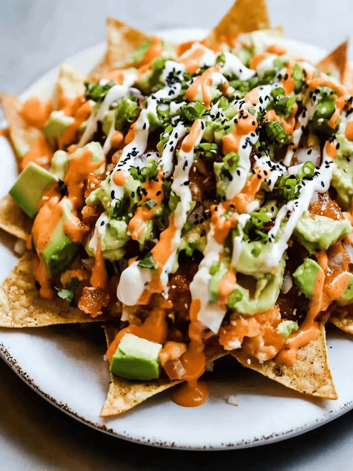 Spicy California Sushi Nachos for Your Next Game Night Surprise 4 Spicy California Sushi Nachos