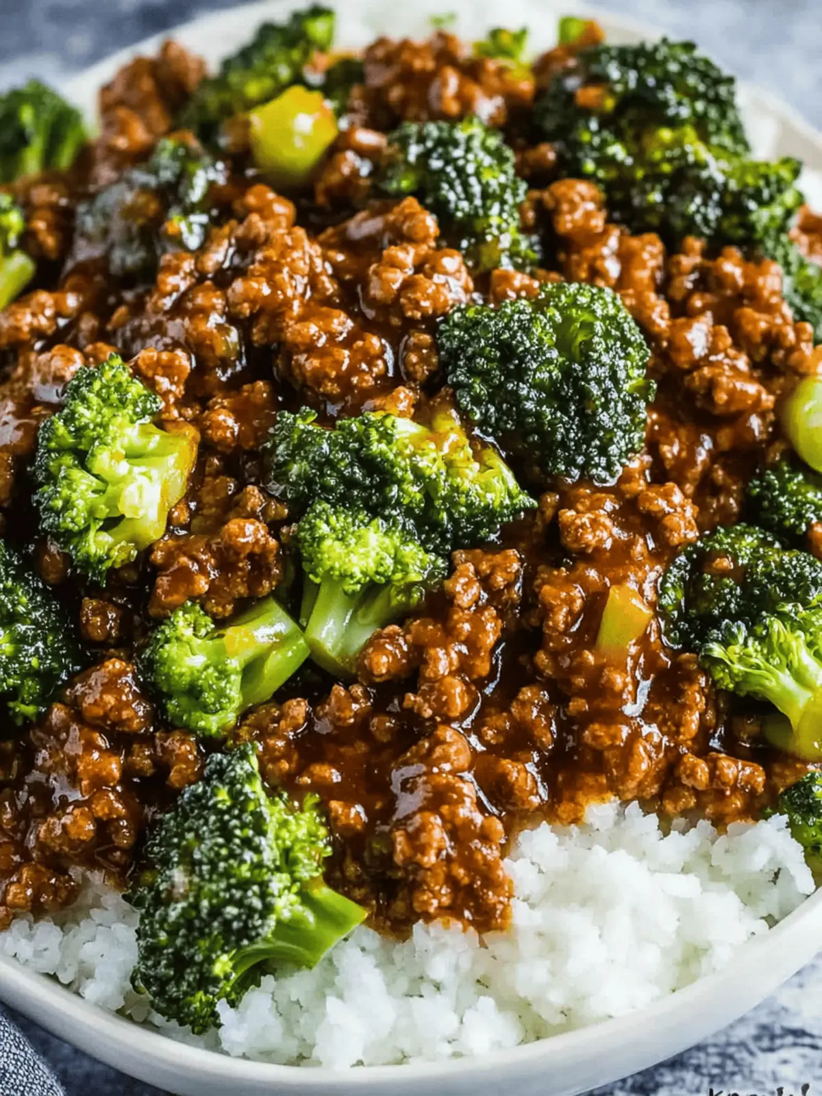 Honey Garlic Ground Beef and Broccoli in 30 Minutes Flat 3 Honey Garlic Ground Beef and Broccoli
