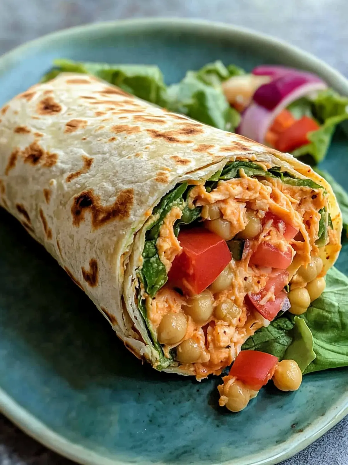 Delicious Buffalo Chickpea Wrap: A Healthy Flavor Explosion 3 Buffalo Chickpea Wrap