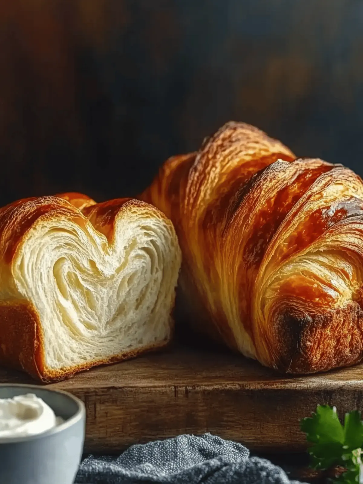 Croissant Bread Bliss: Indulge in this Soft, Flaky Delight 2 Croissant Bread