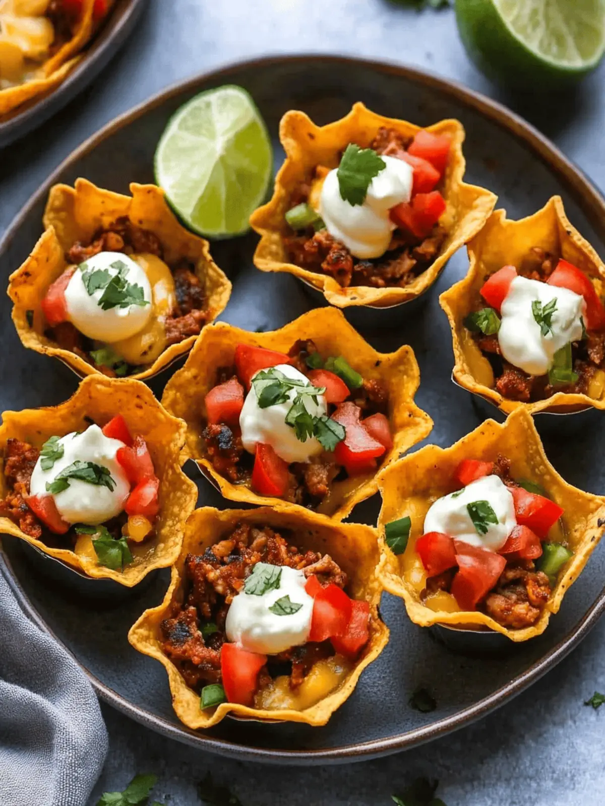 Easy Taco Cups: Irresistible Baked Delights for Game Day 2 Easy Taco Cups