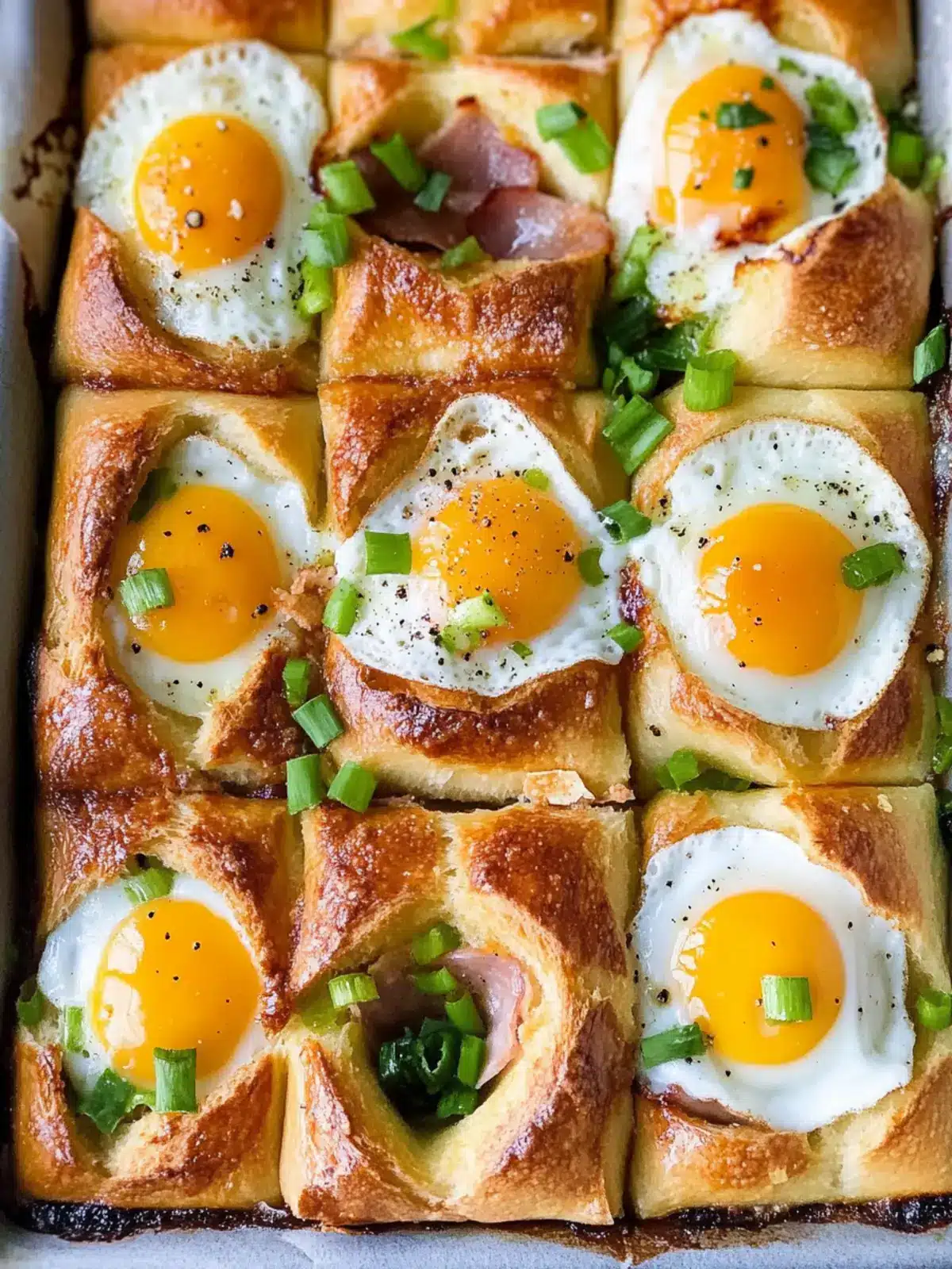 Delicious Egg in a Hole Bake with Dinner Rolls You ll Love 3 Egg in a Hole Bake with Dinner Rolls