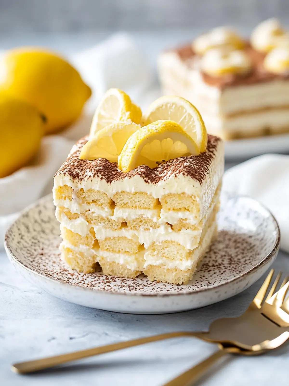 Lemon Tiramisu Bliss: A Refreshing Twist on a Classic Dessert 4 Lemon Tiramisu