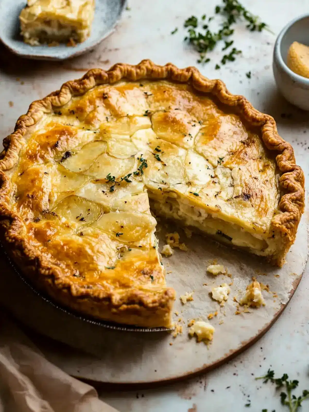 Savory Cheese And Onion Pie: A Cozy Comfort Food Delight 3 Cheese And Onion Pie