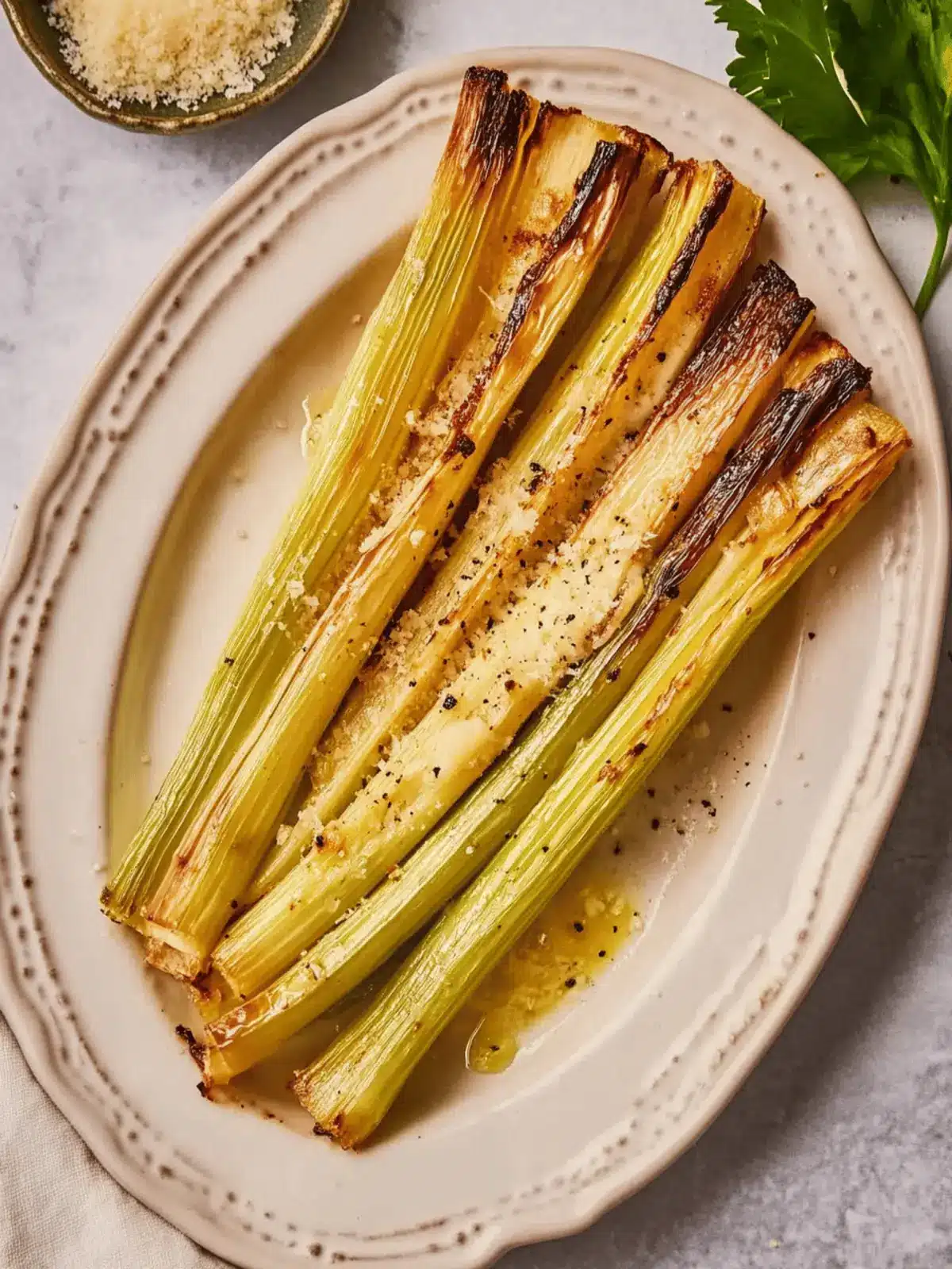 Savory Parmesan Roasted Leeks That Elevate Home Cooking 3 Parmesan Roasted Leeks