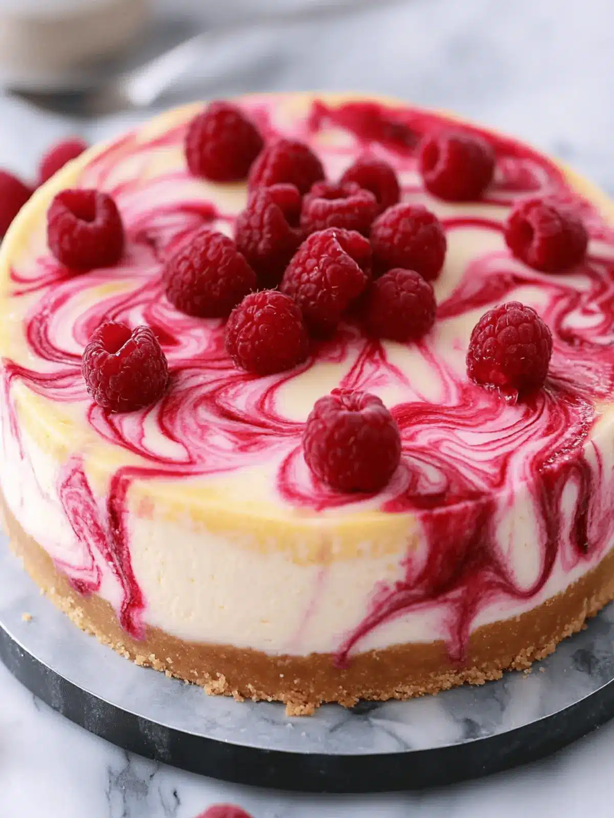 Refreshing Lemon Raspberry Swirl Cheesecake to Impress Your Guests 2 Lemon Raspberry Swirl Cheesecake