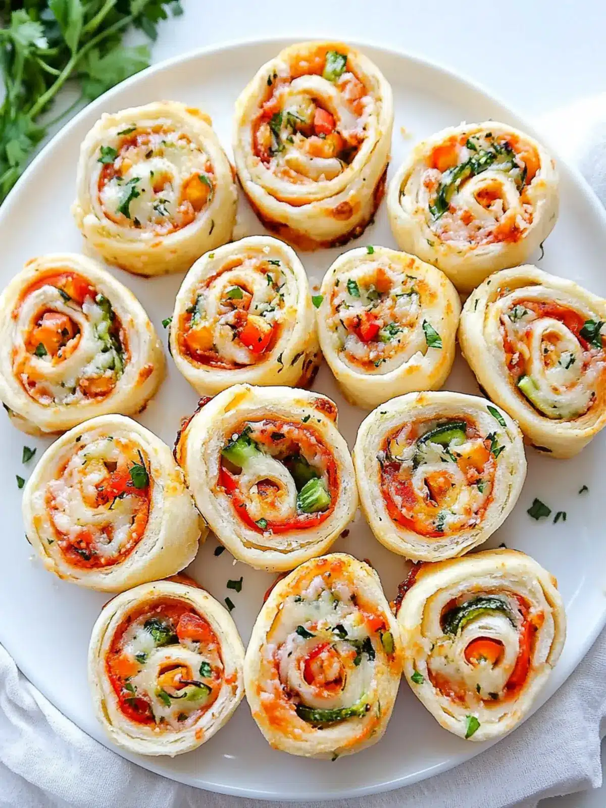 Delicious Veggie Pizza Pinwheels for Easy Snack Joy 2 Veggie Pizza Pinwheels