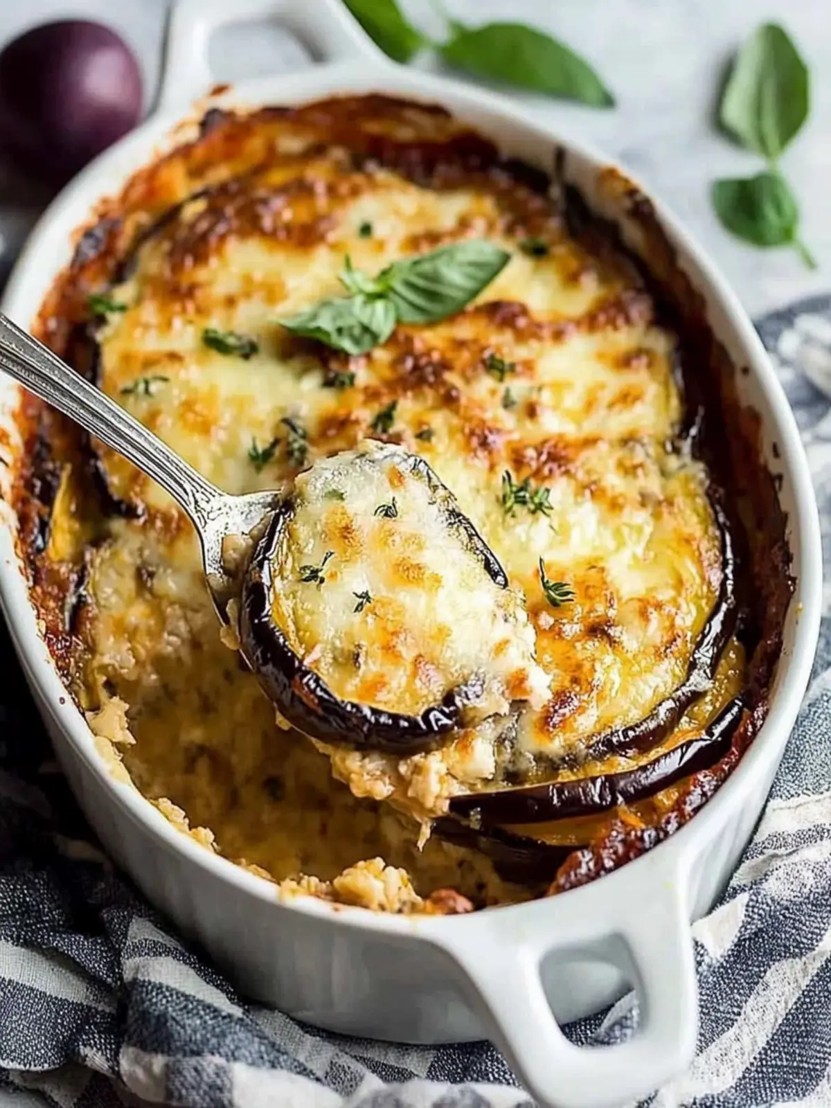 Eggplant Gratin Parmesan: A Flavorful Low Carb Delight 4 Eggplant Gratin Parmesan