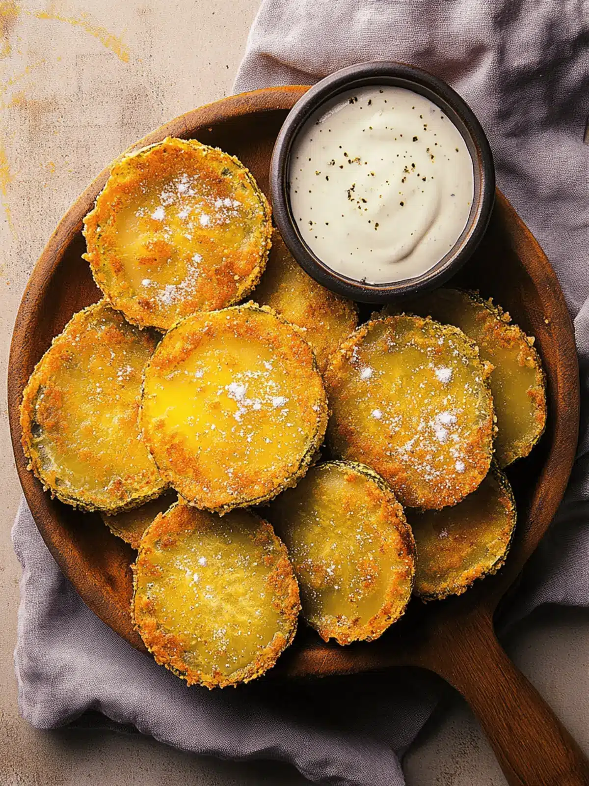 Crispy Fried Green Tomatoes with Spicy Remoulade Bliss 2 Fried Green Tomatoes
