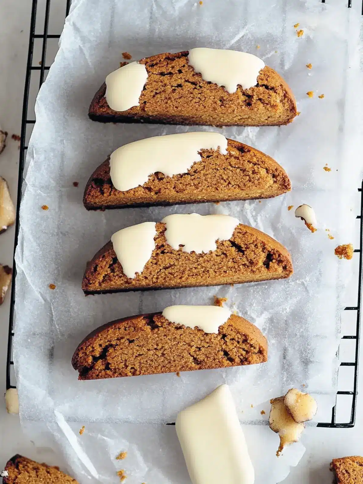 Irresistible Gingerbread Biscotti for Cozy Winter Mornings 2 Gingerbread Biscotti