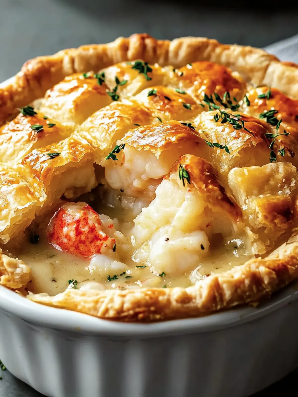 Indulge in Comfort: Decadent Lobster Pot Pie Recipe 4 Lobster Pot Pie