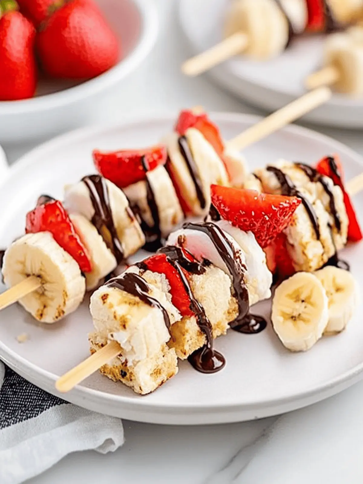 Banana Split Kabobs: Your Must-Try Summer Dessert Delight 3 Banana Split Kabobs