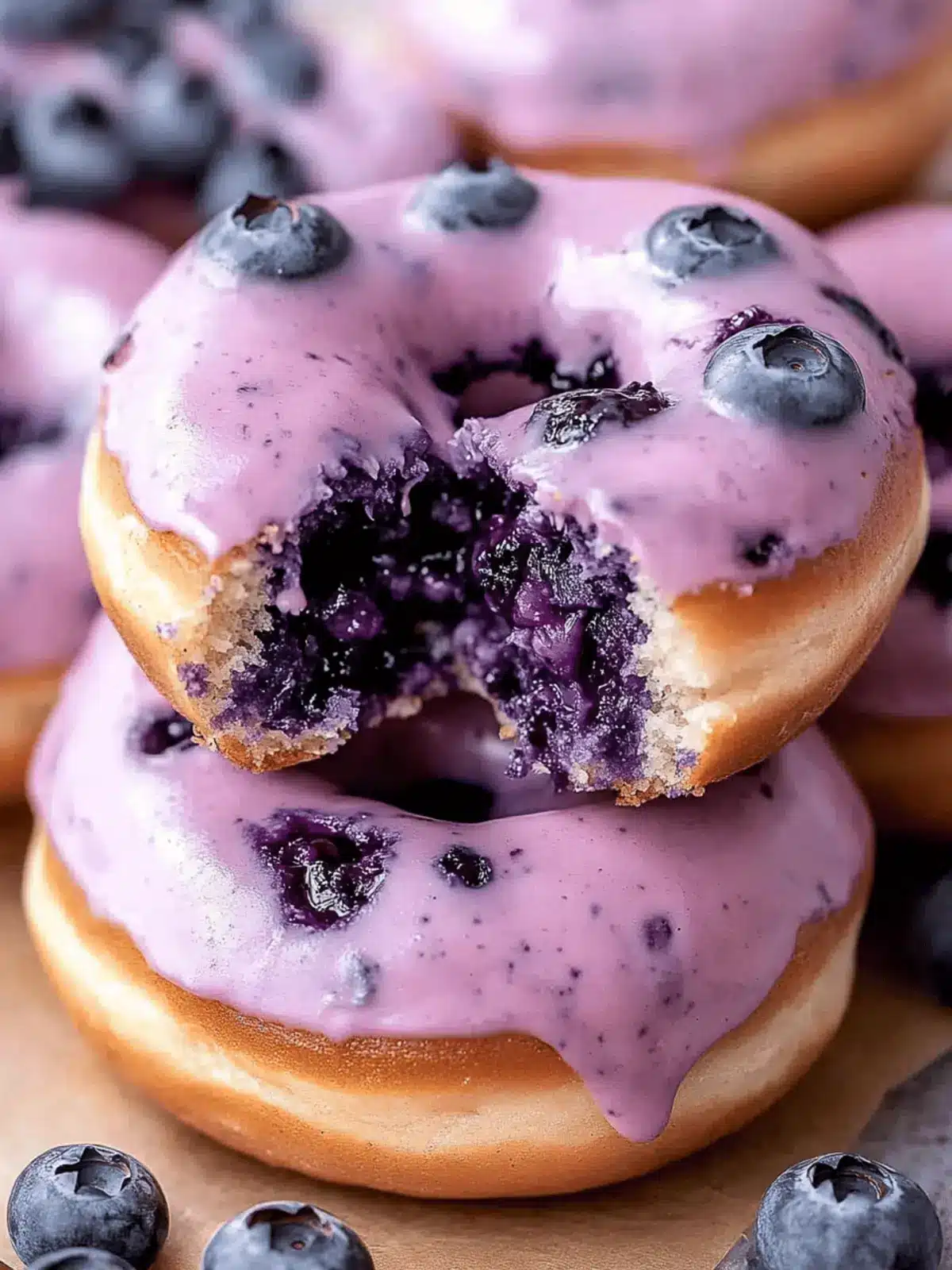 Baked Blueberry Cake Donuts That Will Brighten Your Morning 4 Baked Blueberry Cake Donuts