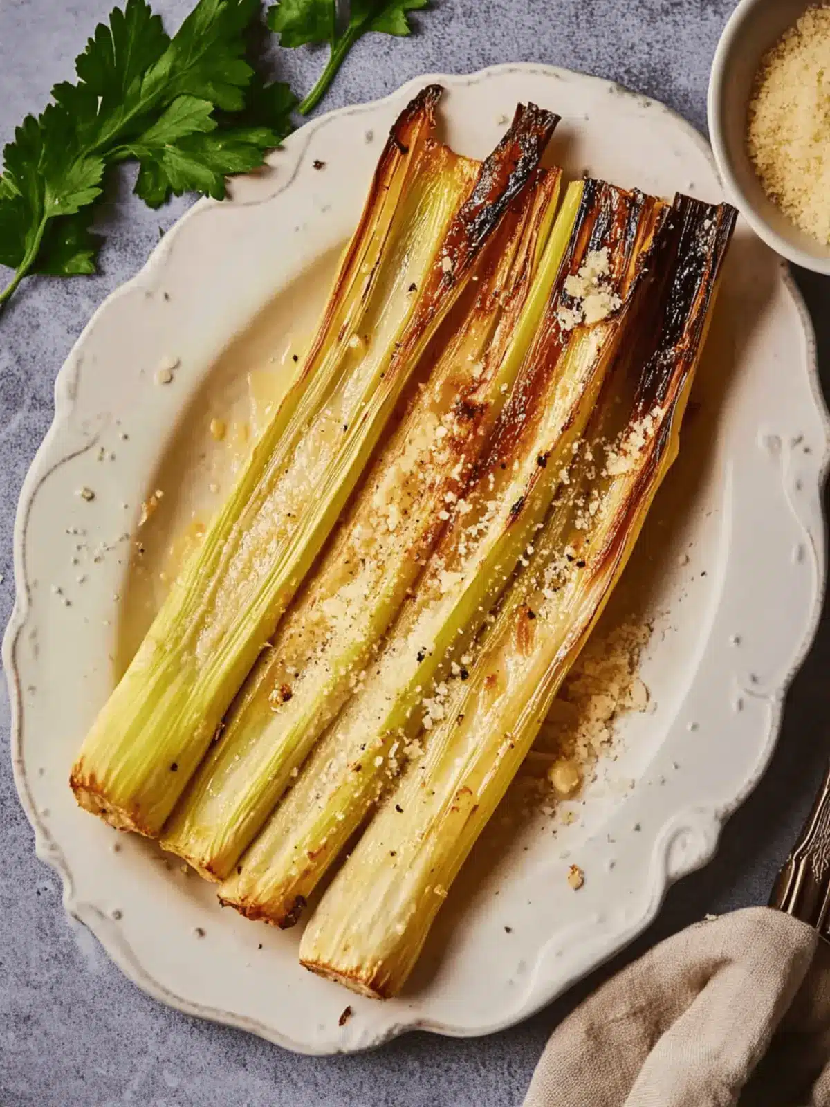 Savory Parmesan Roasted Leeks That Elevate Home Cooking 4 Parmesan Roasted Leeks
