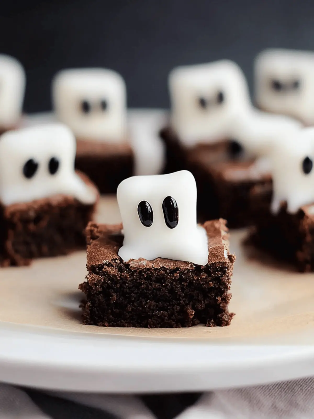 Boo-licious Ghost Brownies: The Ultimate Halloween Treat! 4 Boo-licious Ghost Brownies