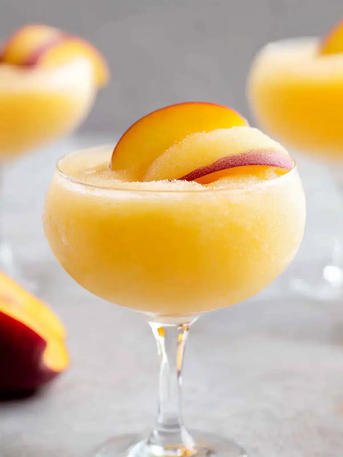 Delightful Frozen Peach Bellini Cocktail for Instant Bliss 2 Frozen Peach Bellini Cocktail