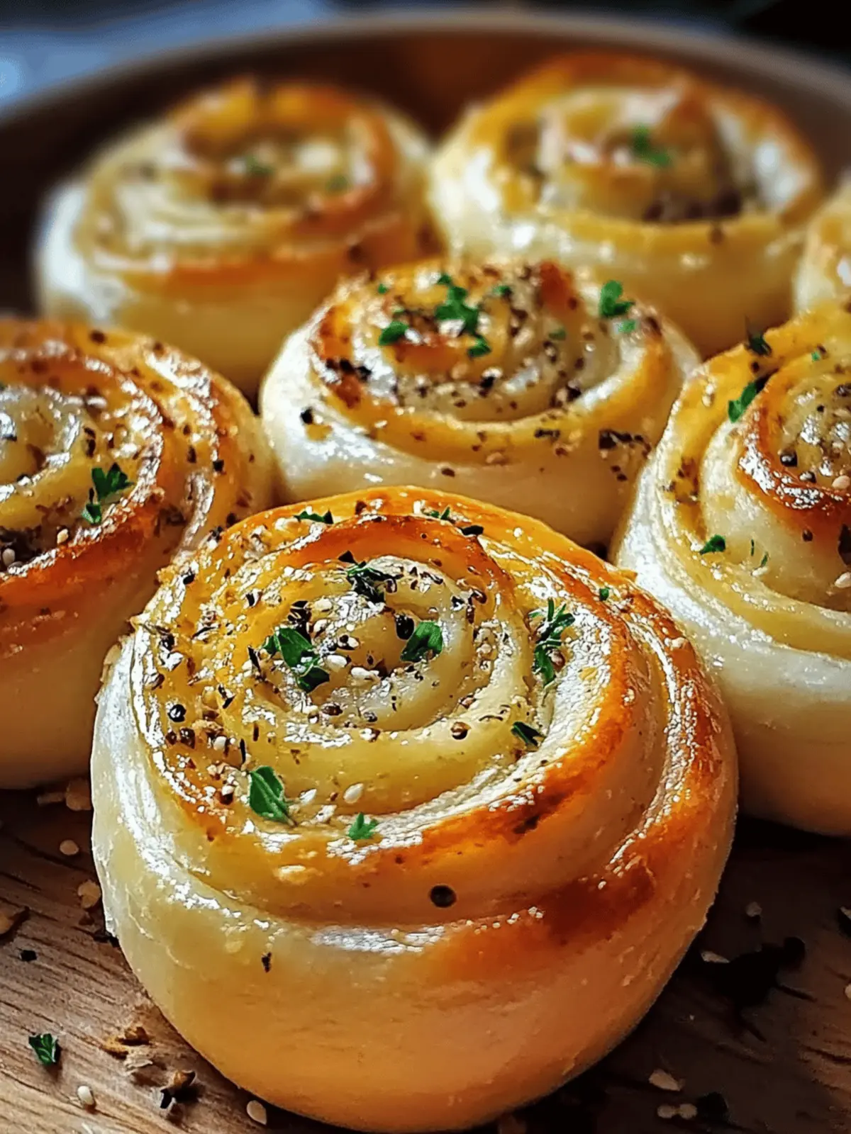 Irresistible Garlic Swirl Rolls: Your New Favorite Comfort Food 3 Garlic Swirl Rolls