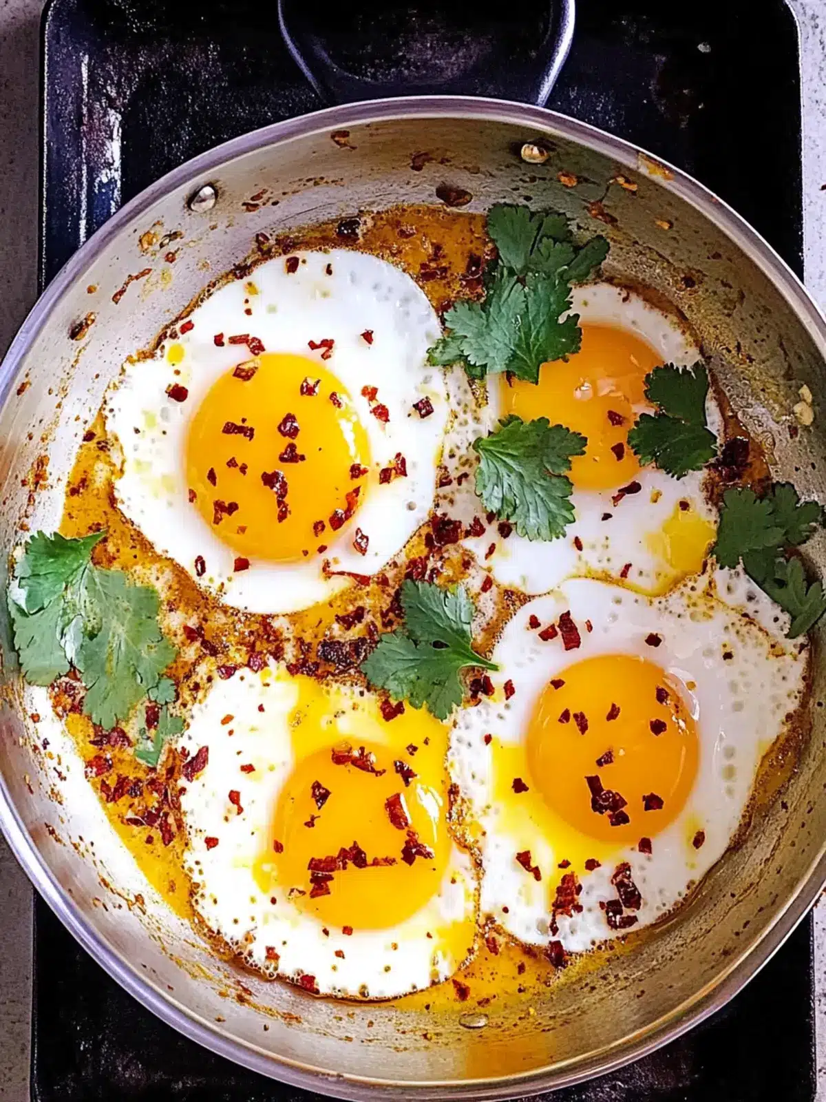 Sizzle into Breakfast with Chili Crisp Fried Eggs Delight 2 Chili Crisp Fried Eggs