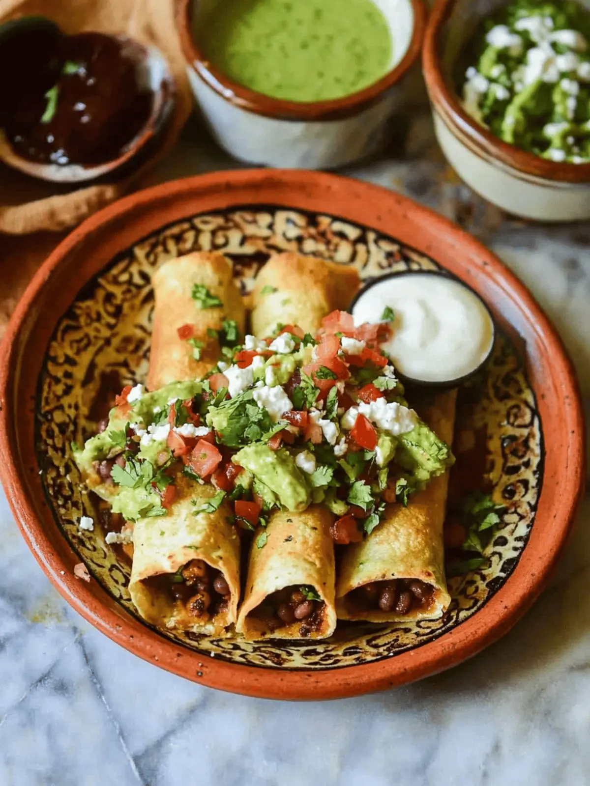 Crispy Black Bean Flautas for Quick Vegan Comfort Food 3 Black Bean Flautas
