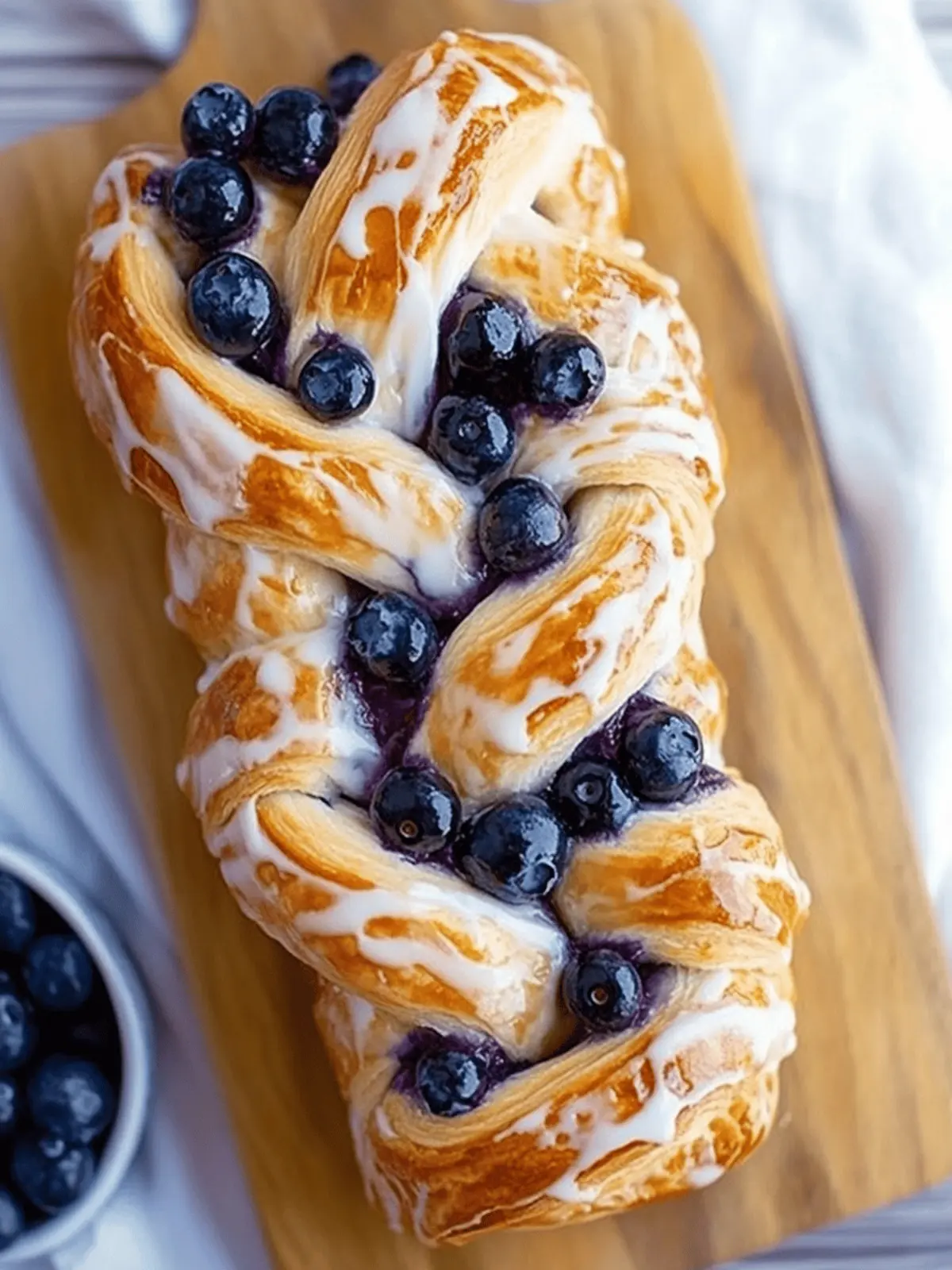 Blueberry Cream Cheese Pastry Braid: A Decadent Breakfast Treat 3 Blueberry Cream Cheese Pastry Braid