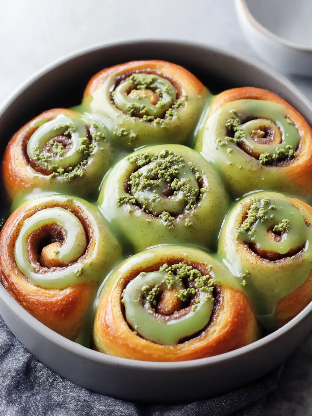 Decadent Cinnamon Rolls with a Matcha Glaze You ll Love 2 Cinnamon Rolls with a Matcha Glaze