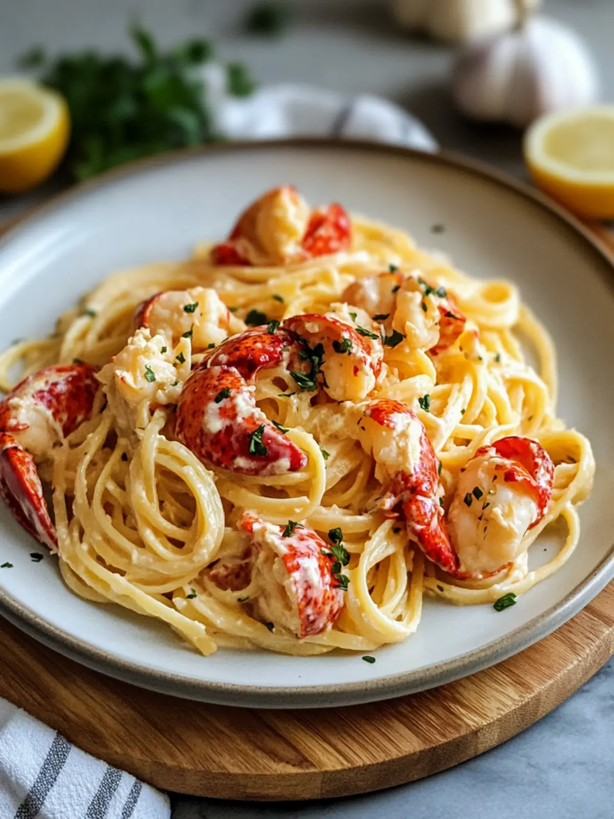 Buttered Lobster Pasta: A Luxurious Homemade Delight 3 Buttered Lobster Pasta