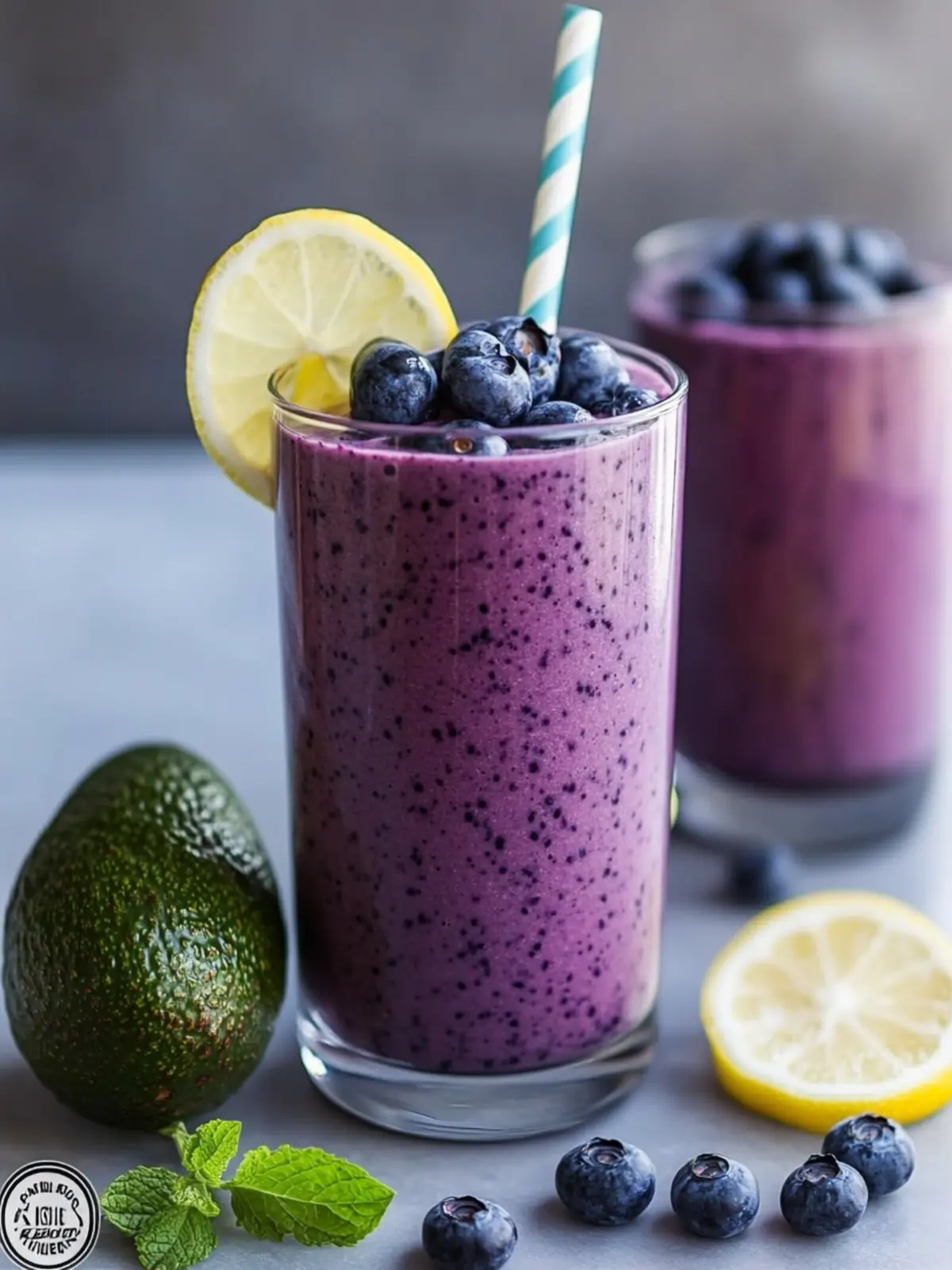 Boost Your Day with a Blueberry Avocado Smoothie Delight 3 Blueberry Avocado Smoothie With Lemon & Yogurt