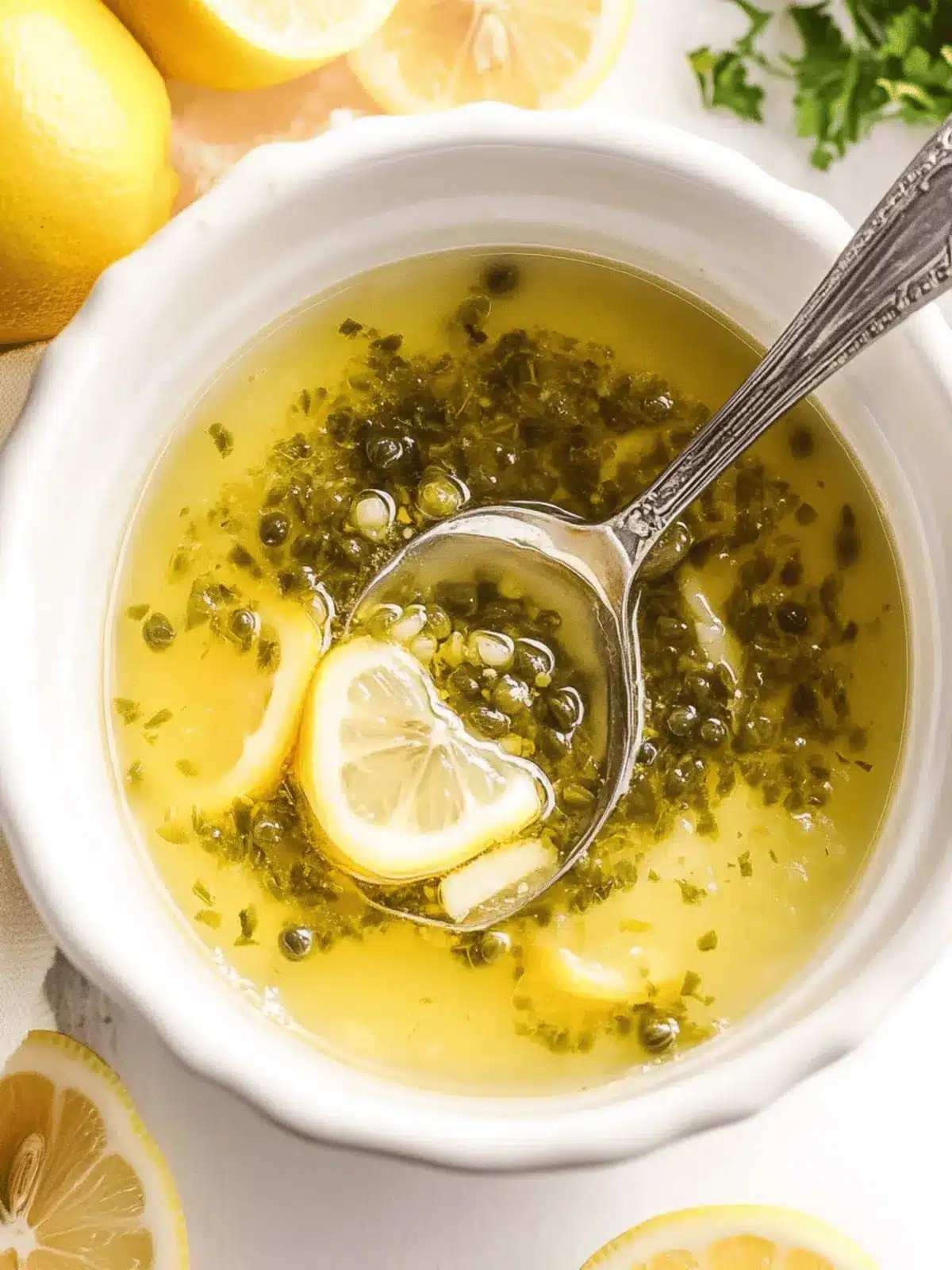 Zesty Lemon Caper Sauce for Flavorful Home-Cooked Meals 3 Lemon Caper Sauce