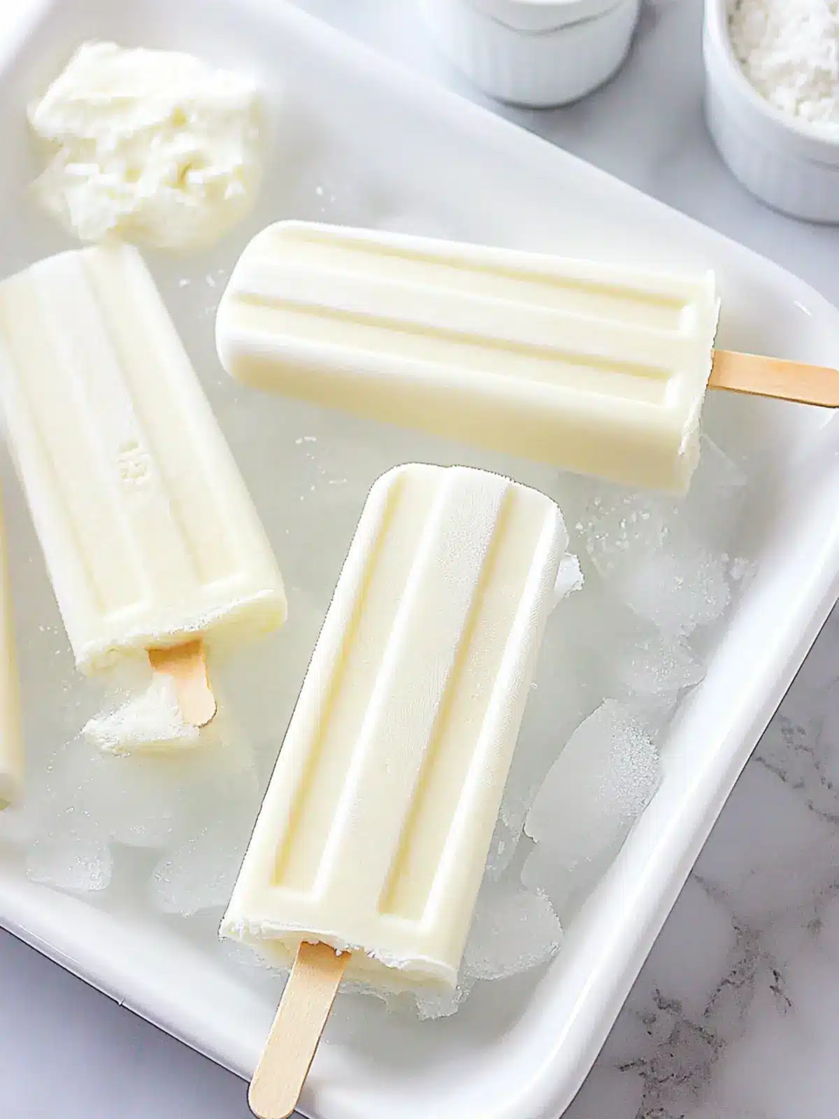 Delicious Creamy Coconut Ice Pops: Your Summer Essential Treat 4 Creamy Coconut Ice Pops