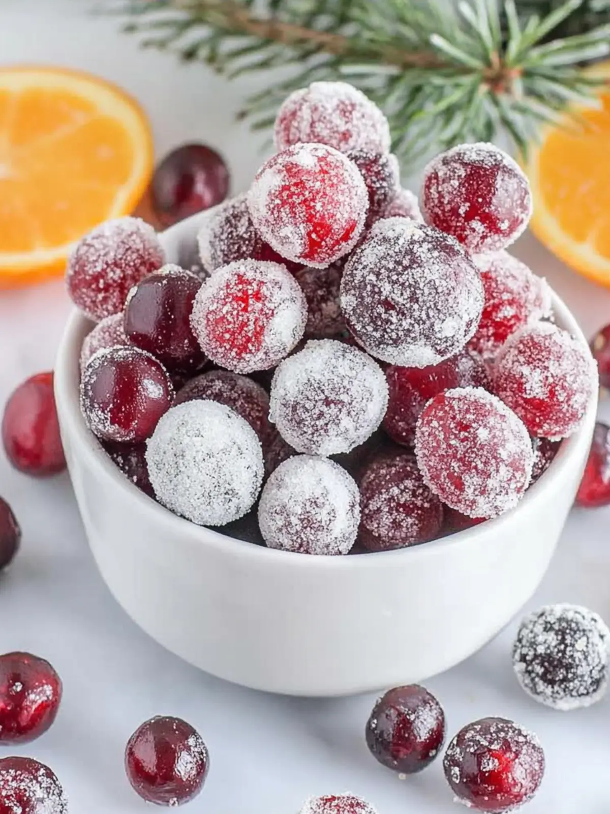 Delightful Orange Vanilla Candied Cranberries for Festive Snacking 4 Orange Vanilla Candied Cranberries