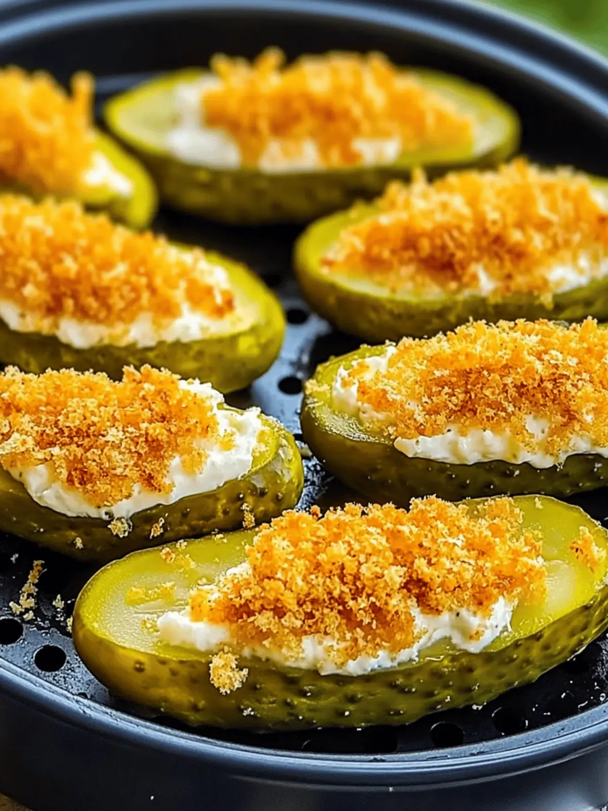 Air Fryer Stuffed Pickles Your New Favorite Crunchy Snack 4 Air Fryer Stuffed Pickles