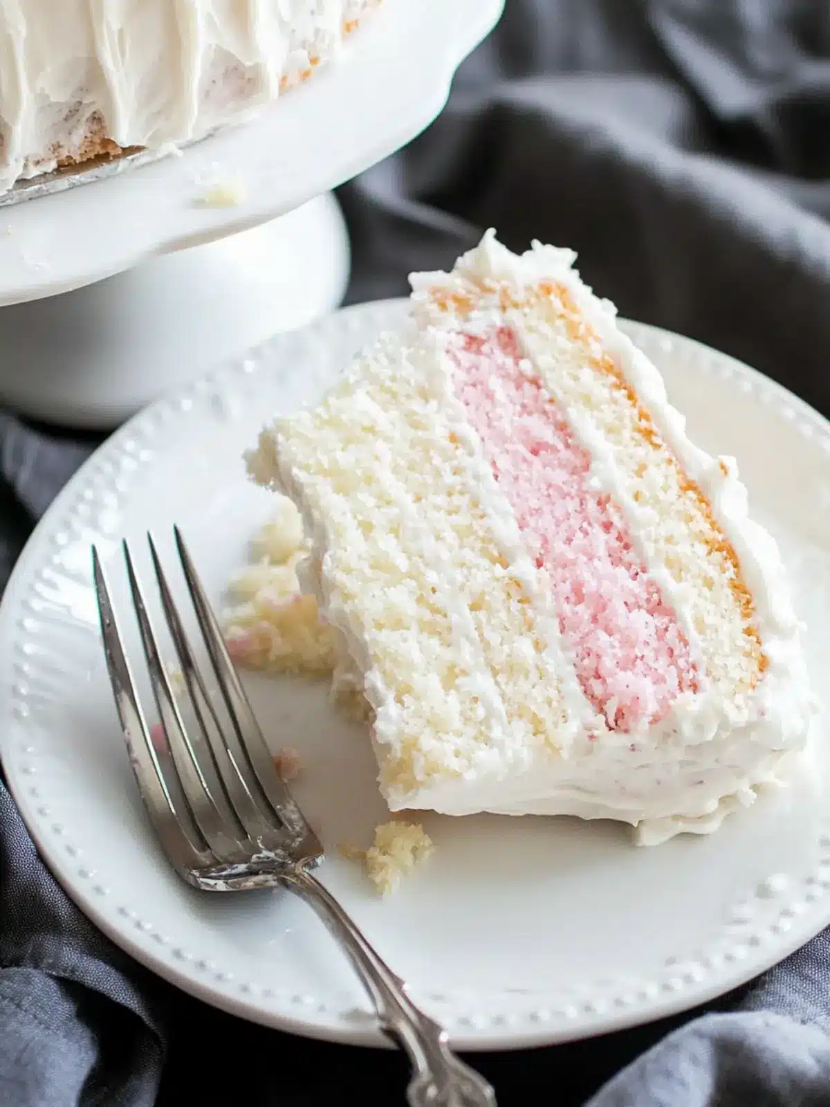 Irresistibly Moist White Almond Cake with Dreamy Frosting 3 White Almond Cake