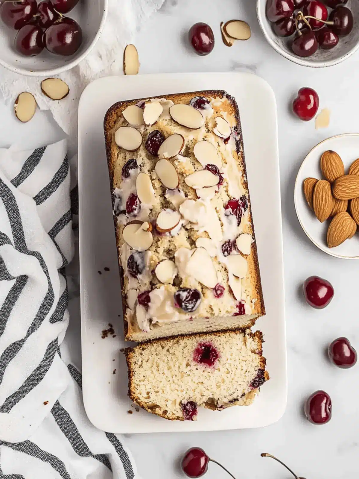 Almond Cherry Bread: A Sweet Slice of Joy at Home 4 Almond Cherry Bread