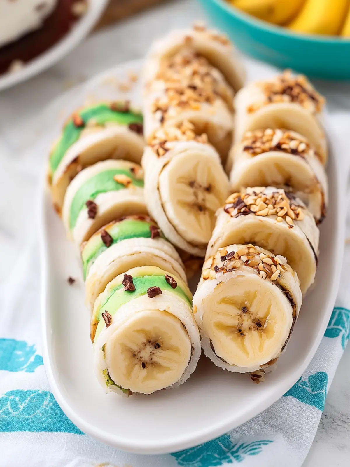 Delicious Banana Sushi Rolls in Just 5 Minutes! 3 Banana Sushi