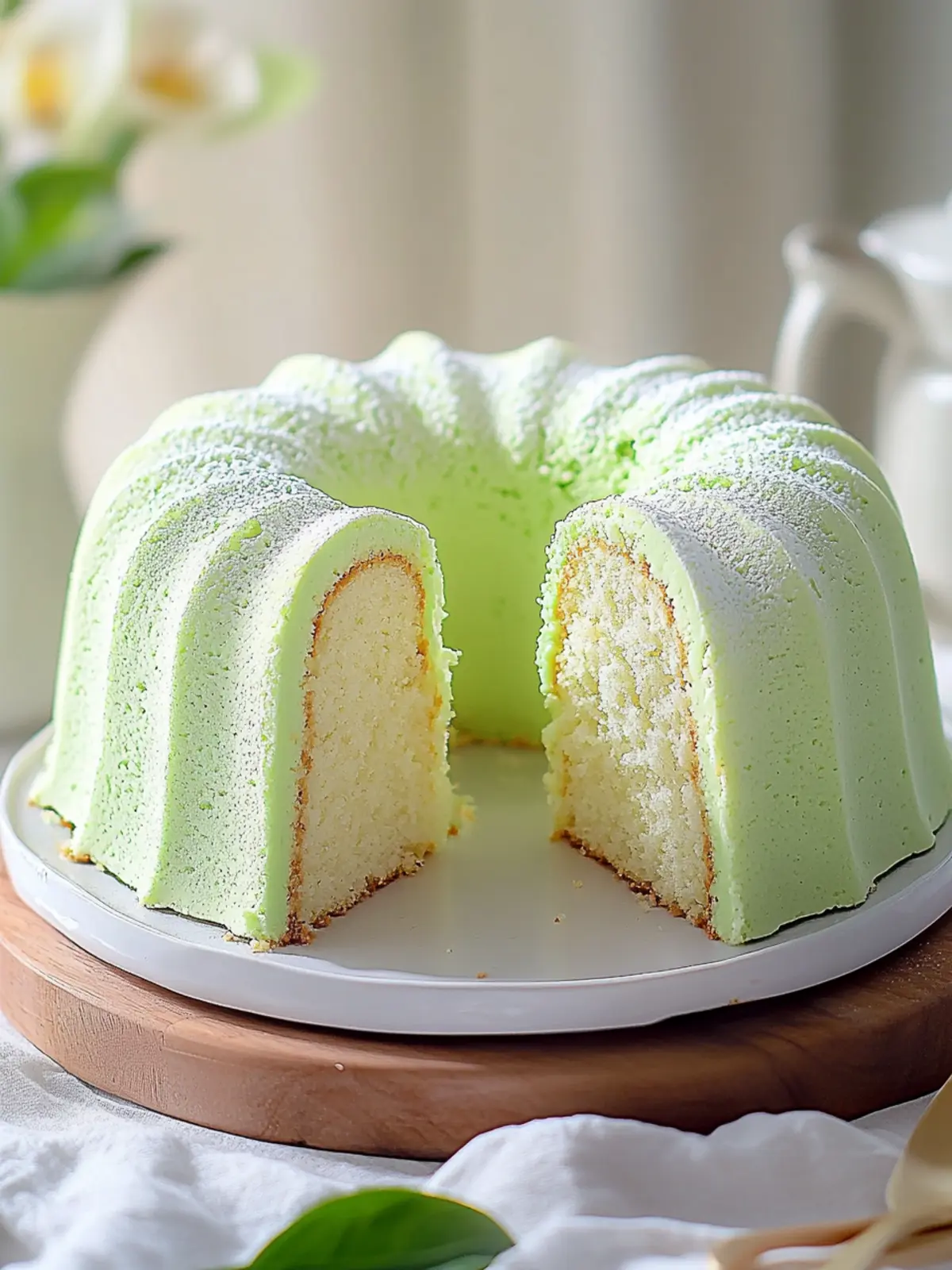 Fluffy Pandan Chiffon Cake: A Slice of Tropical Bliss 2 Pandan Chiffon Cake