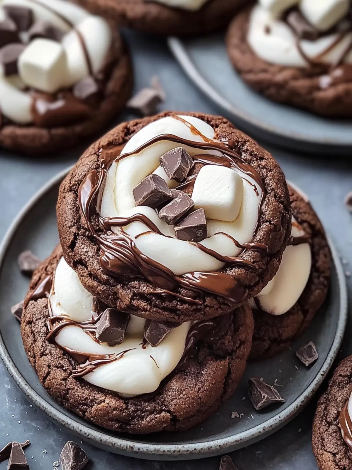 Decadent Marshmallow Chocolate Cookies Everyone Will Love 3 Marshmallow Chocolate Cookies