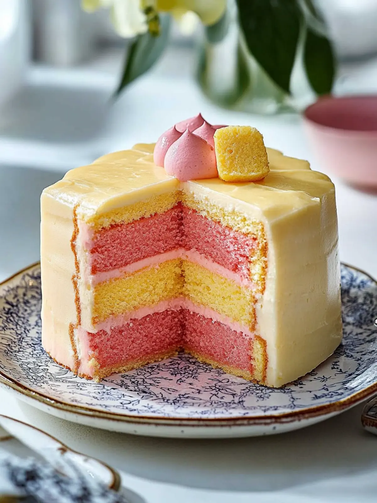 Delightful Battenburg Cake: A Colorful Homestyle Treat 2 Battenburg Cake