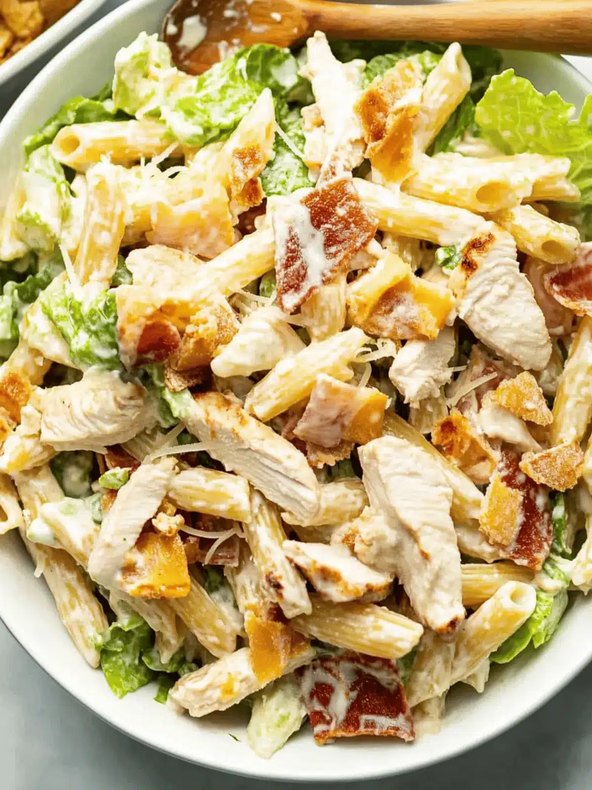 Easy Chicken Caesar Pasta Salad: Your New Go-To Weeknight Meal 4 Chicken Caesar Pasta Salad