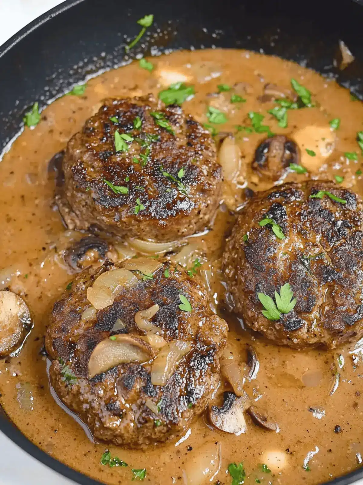 Irresistible Keto Salisbury Steak with Savory Mushroom Gravy 4 Keto Salisbury Steak