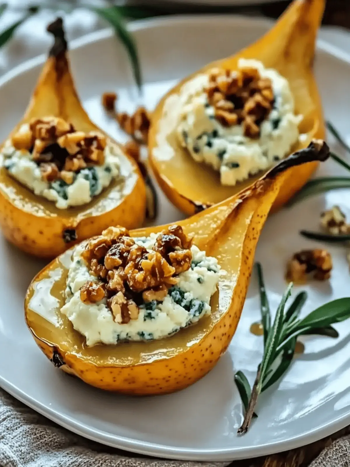 Delicious Blue Cheese Stuffed Pears for Your Next Celebration 3 Blue Cheese Stuffed Pears