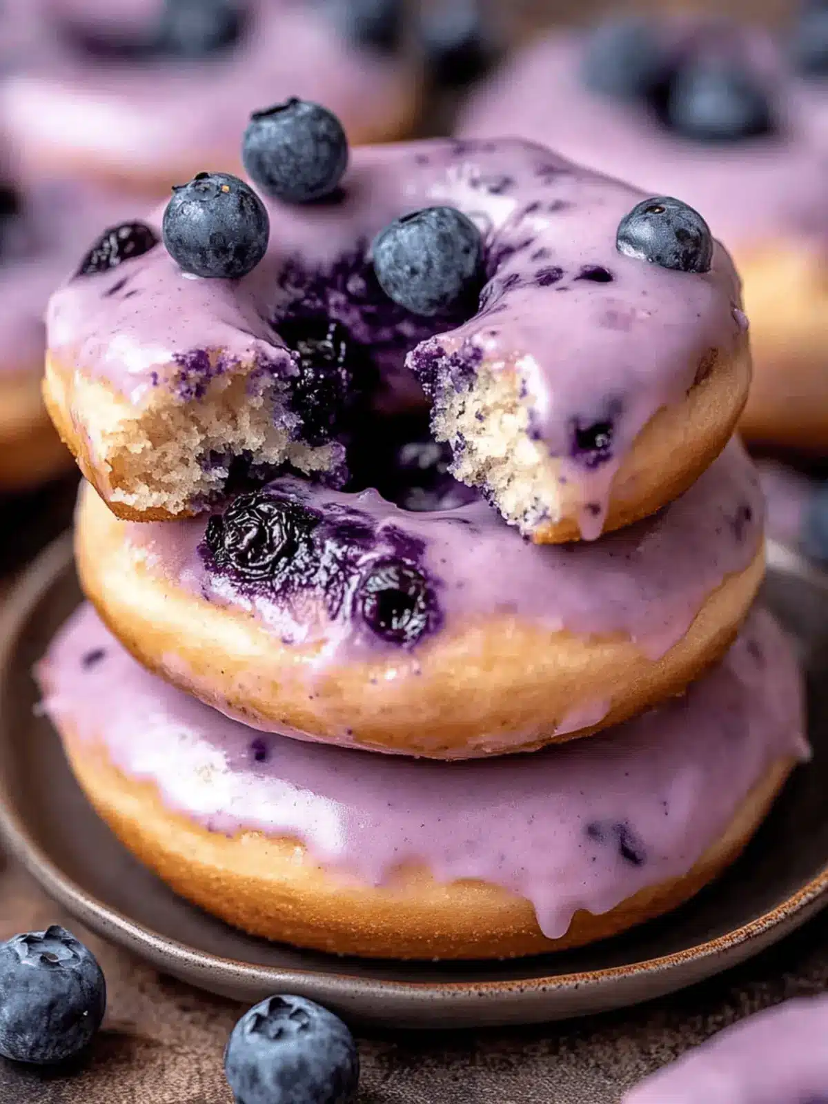 Baked Blueberry Cake Donuts That Will Brighten Your Morning 3 Baked Blueberry Cake Donuts