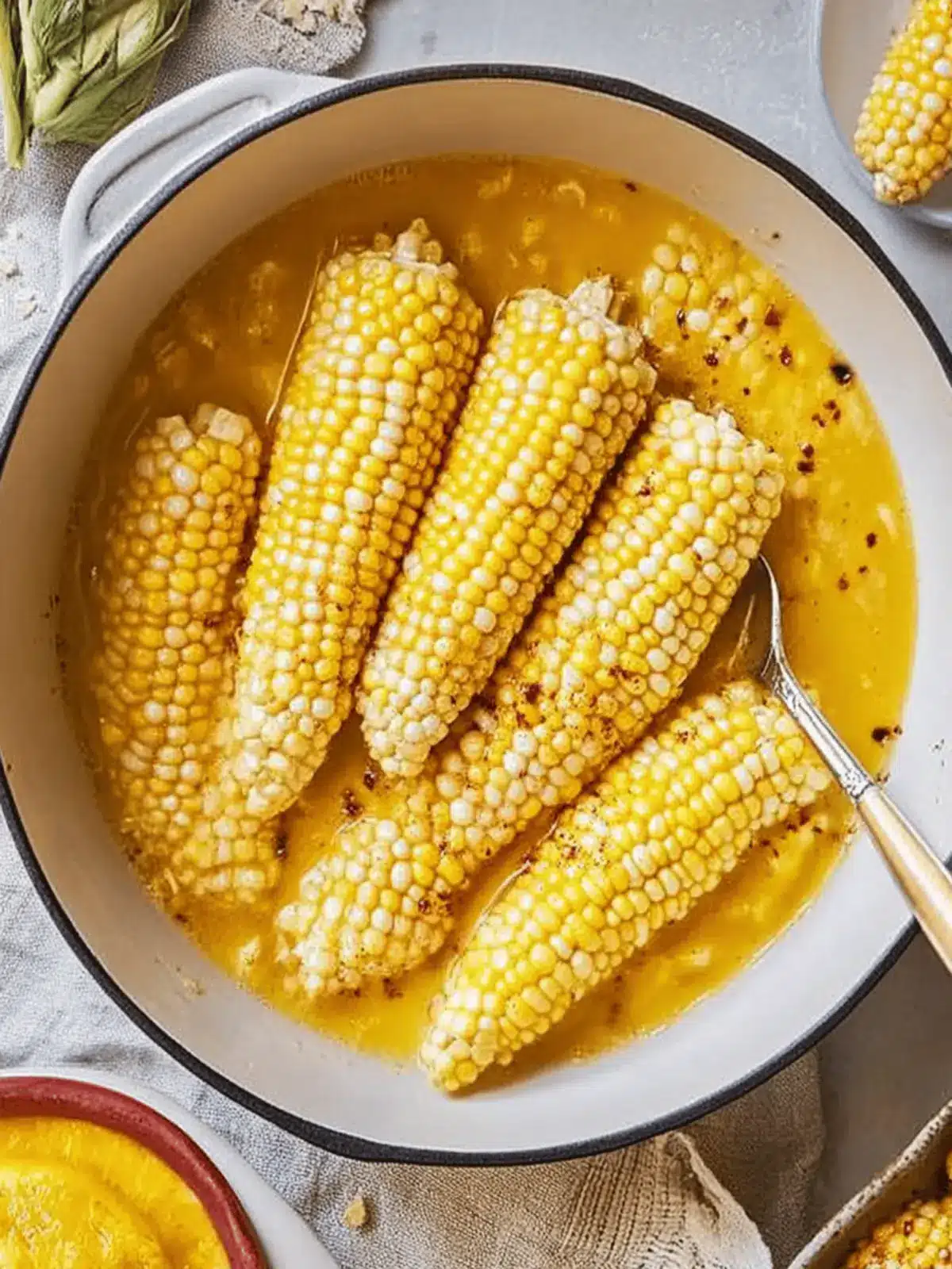 Savory Hot Honey Butter Bath Corn That's a Must-Try! 3 Hot Honey Butter Bath Corn
