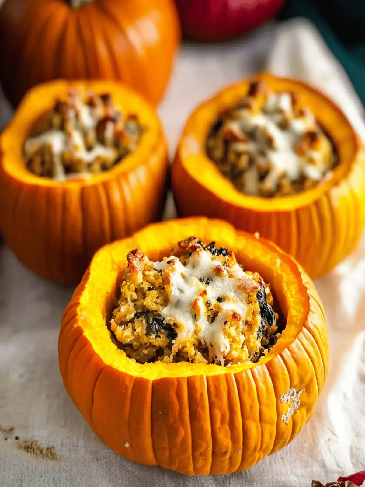 Savory Stuffed Pumpkin with Turkey Sausage for Fall Bliss 4 Stuffed Pumpkin