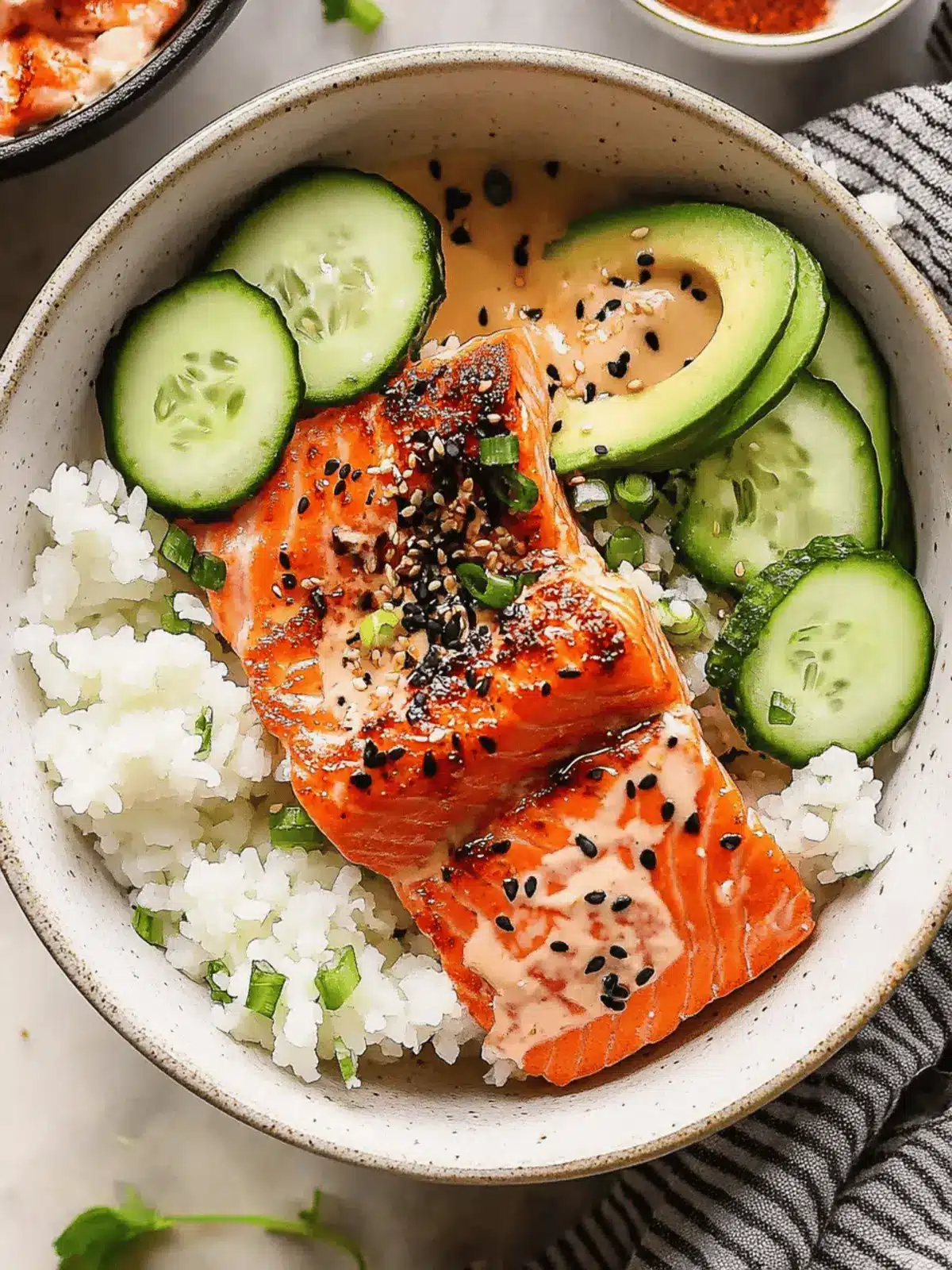 Baked Salmon Sushi Bowl: Quick, Customizable, and Delicious 4 Baked Salmon Sushi Bowl