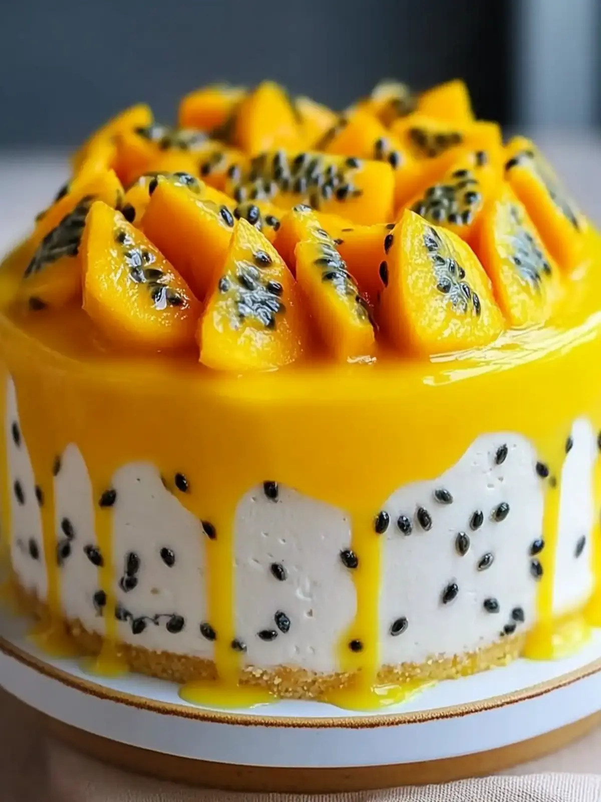 Mango Passion Fruit Cake: Your Slice of Tropical Paradise 2 Mango Passion Fruit Cake