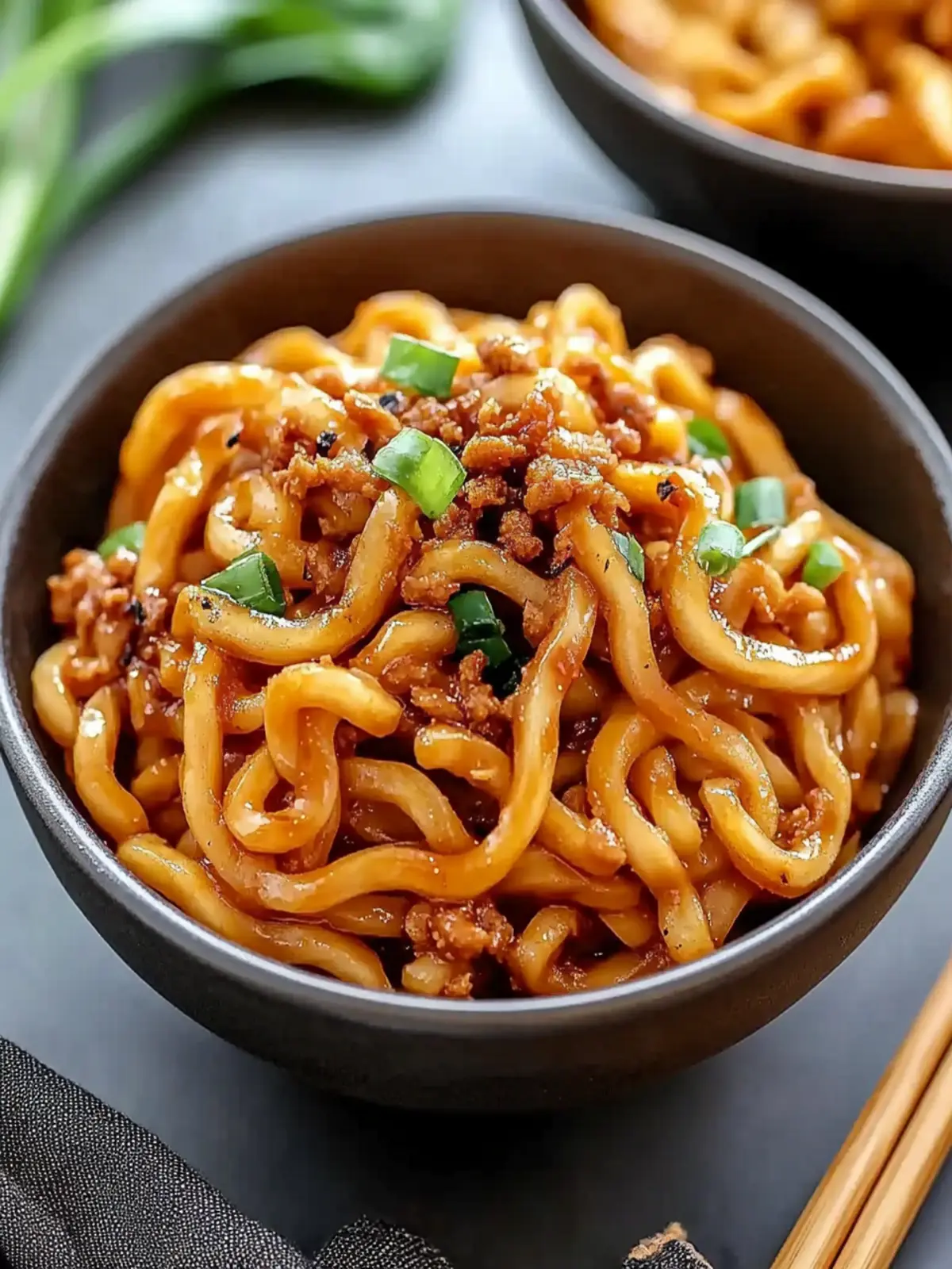 Quick & Tasty Spicy Garlic Udon Noodles in Just 15 Minutes 2 Spicy Garlic Udon Noodles