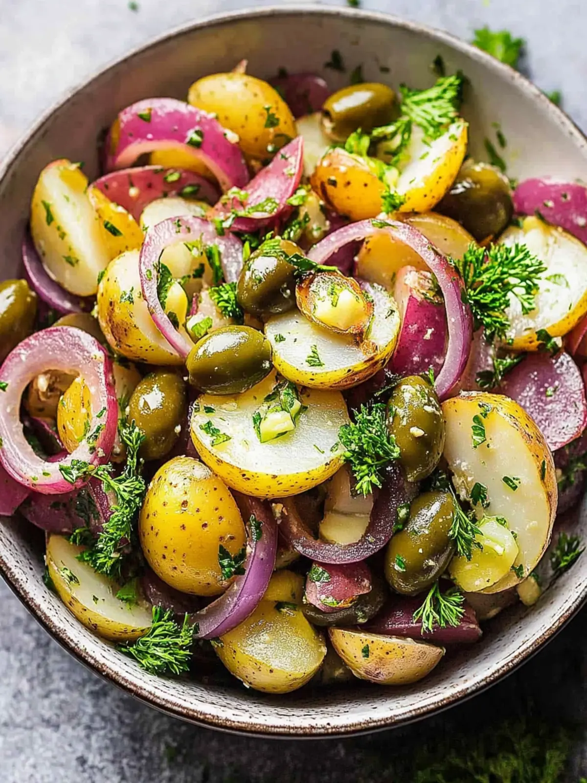 Zesty Olive Greek Potato Salad for a Fresh Flavor Boost 3 Olive Greek Potato Salad