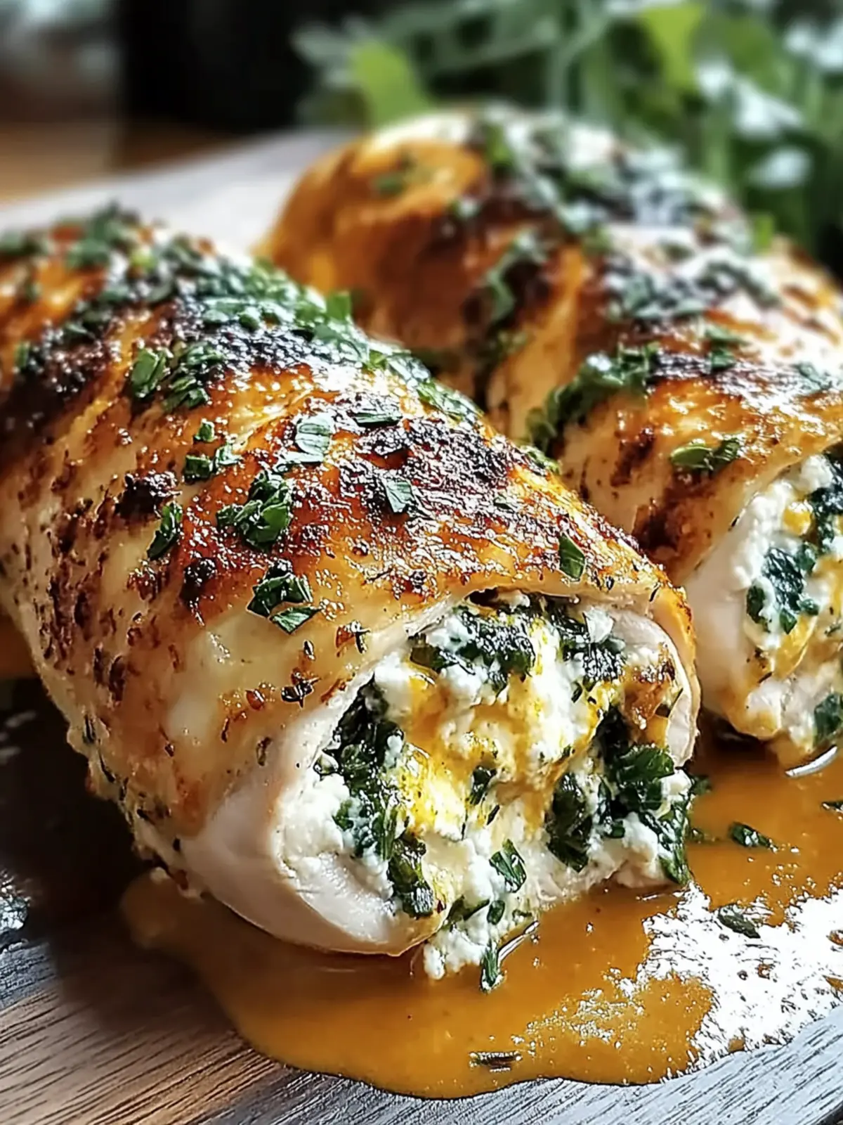 Herbed Ricotta Stuffed Chicken Rolls for a Flavorful Feast 2 Herbed Ricotta Stuffed Chicken Rolls
